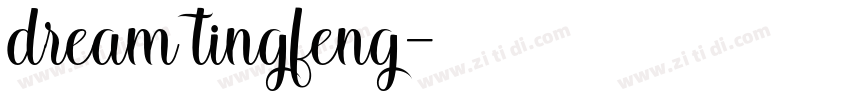 dream tingfeng字体转换